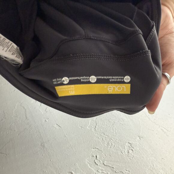 Lole Pants Womens Medium Black Flare Yoga Activewear Stretch Nylon Elastane Gym - Picture 8 of 9